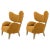 Set of Orange Raf Simons Vidar 3 Natural Oak My Own Lounge Chair by Lassen For Sale - Image 6 of 6