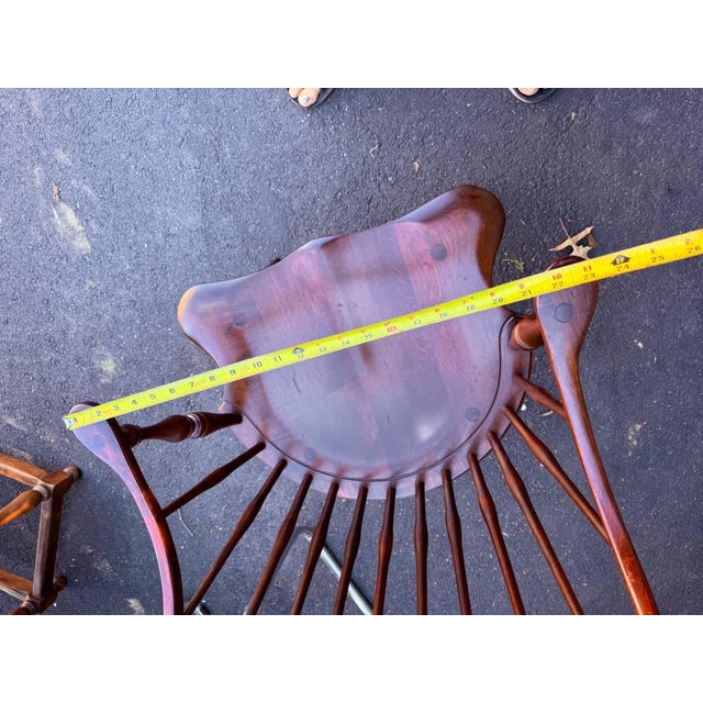 Set of 4 Early American Style Comback Windsor Chairs For Sale - Image 15 of 16