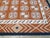 Camel Galerie Shabab Collection Mid-20th Century Handmade Indian Dhurrie Large Room Size Carpet in Terracotta For Sale - Image 8 of 10