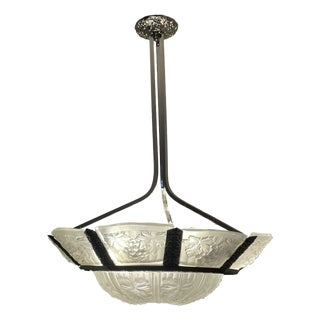 Art Deco Noverdy Ceiling Lamp, 1930 For Sale