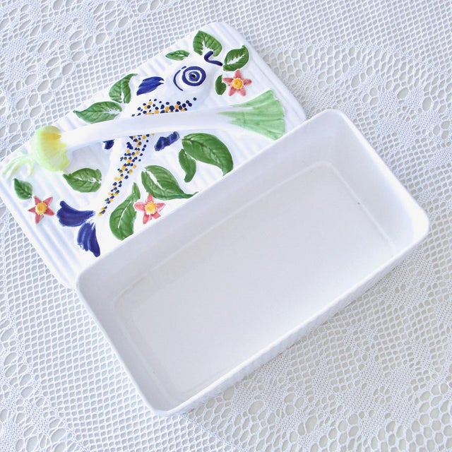 Large Collectible Terrine in Schramberger Majolica, 1960 For Sale - Image 10 of 13