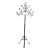 Wrought Iron Floor Lamp with 7 Lights, French, Circa 1940 For Sale