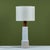Marshall Studios 1950s Gordon and Jane Martz Oversized White Ceramic Table Lamp For Sale - Image 4 of 13