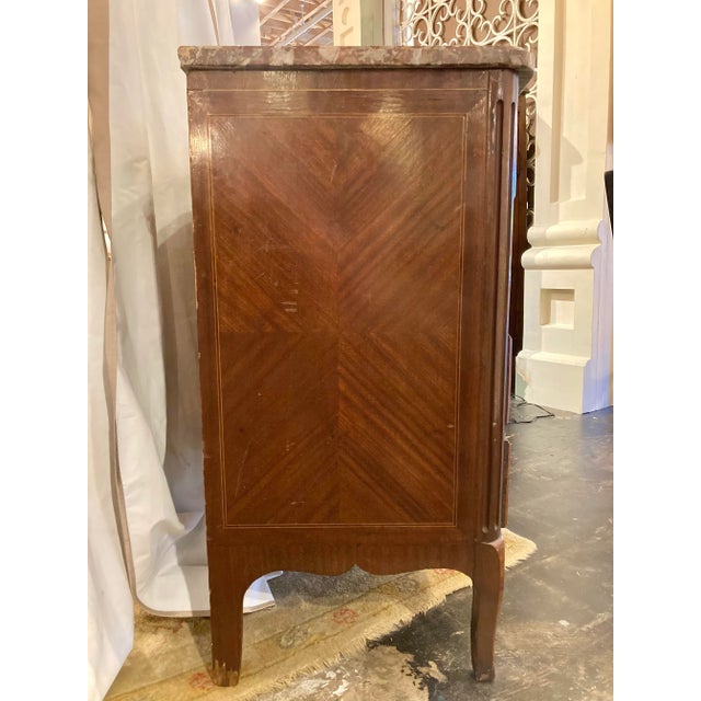 French 4 Drawer Commode For Sale - Image 4 of 9