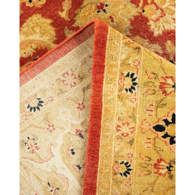 Mogul, One-of-a-Kind Hand-Knotted Area Rug in Orange, 6' 3" x 9' 1" For Sale In New York - Image 6 of 8