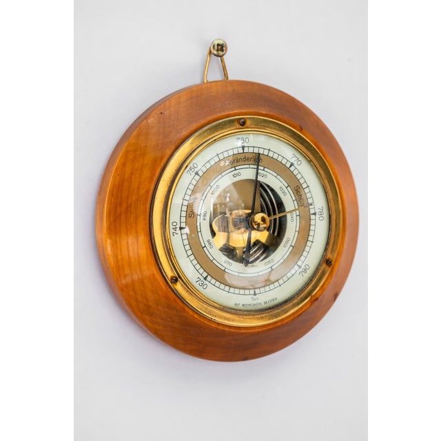 Metal Barometer Weather Station, 1960s For Sale - Image 7 of 8