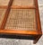 Vintage Mid Century Cane & Glass Wood Fretwork Coffee Table For Sale In West Palm - Image 6 of 12