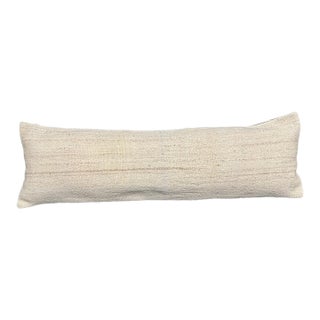 Turkish Hemp Pillow Cushion Natural Beige Cushion Cover 14x45 For Sale