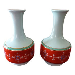 Art Deco Ceramic Vases, 1930s, Set of 2 For Sale