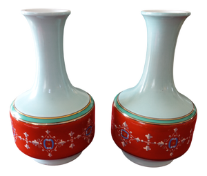 Art Deco Ceramic Vases, 1930s, Set of 2