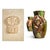 Ceramic and Sculpted Clay Vases, Set of 2 For Sale - Image 3 of 7