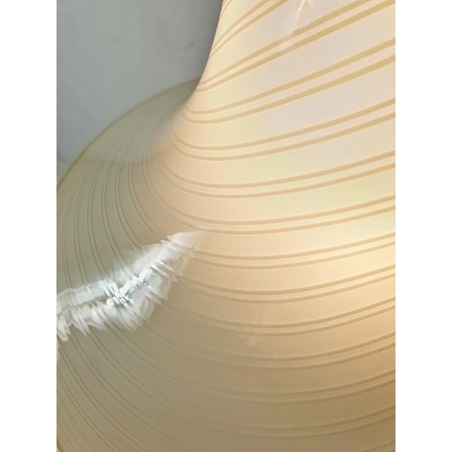 1970s Murano Glass Swirl Pendant Lamp, Italy, 1970s For Sale - Image 5 of 10