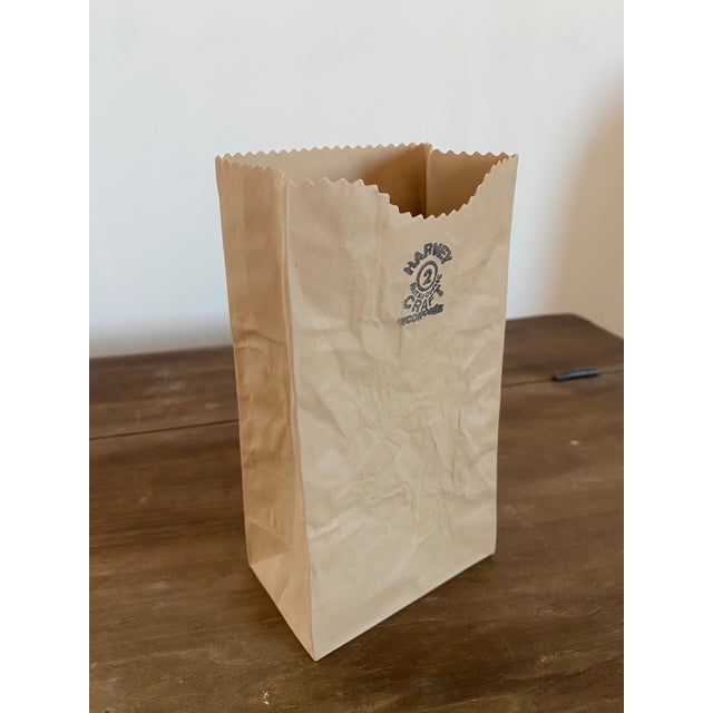 Michael Harvey Ceramic Brown Paper Bag Pop Art Sculpture, 1970s (Canada) For Sale - Image 14 of 18