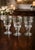 English 1970s Portmeirion Botanic Garden All Purpose 15 Oz Wine Water Goblet Glass Set of 5 For Sale - Image 3 of 5