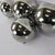 We offer this fantastic set of four spheres circa 1990 chromed metal by Diego Matthai in perfect vintage conditions. The...