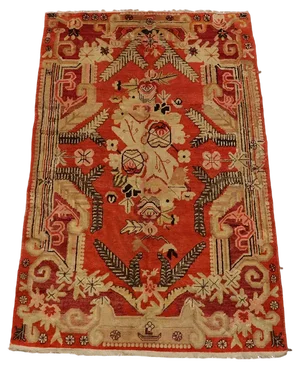 Hand Knotted Khotan Samarkand Rug, 1920s