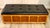 Here is a 1966 Lane cedar chest and upholstered storage bench, featuring a beautifully detailed oak exterior, contrasting...