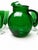 1940s Mid-Century Anchor Hocking Forest Green Burple Goblets and Roly-Poly Pitcher – 13 Pieces For Sale - Image 5 of 6
