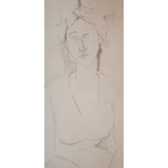 Amedeo Modigliani, Female Portrait, 1959, Lithograph For Sale - Image 9 of 12