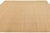 Modern Minimalist Hand-Knotted Ribbed Wool Area Rug in Warm Sand For Sale - Image 11 of 12