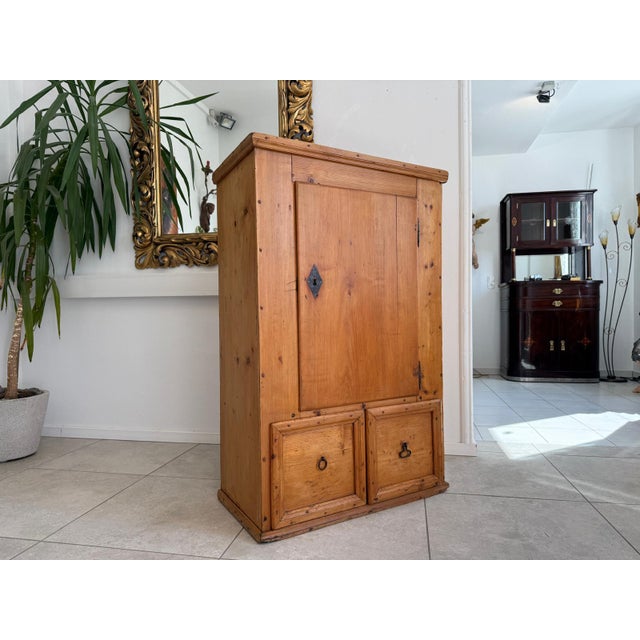 Biedermeier Farmhouse Cupboard For Sale - Image 4 of 10