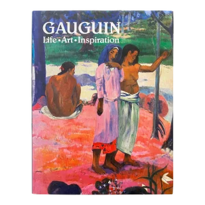 Paul Gauguin " Life Art Inspiration " Vintage 1987 First Edition Postimpressionist Large Hardcover Modern Art Book