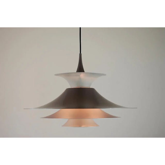 1970s Radius Pendant Lamp by Eric Baslev for Fog and Mørup, 1960s For Sale - Image 5 of 11