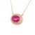 Ruby Diamond Necklace 14k Gold 18" 5.06 TCW Certified For Sale - Image 11 of 11