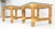 Brown Pair Thick Bamboo Glass Top Rectangle Glass Top End Side Lamp Tables MINT For Sale - Image 8 of 18