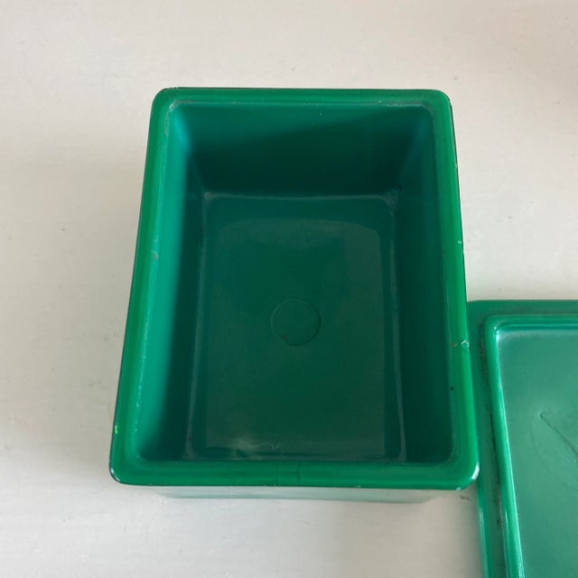 Late 19th Century Chinese Green Peking Glass Buddha Box For Sale - Image 11 of 13