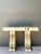 Ecru Vintage Ornate Cement Console Table For Sale - Image 8 of 16
