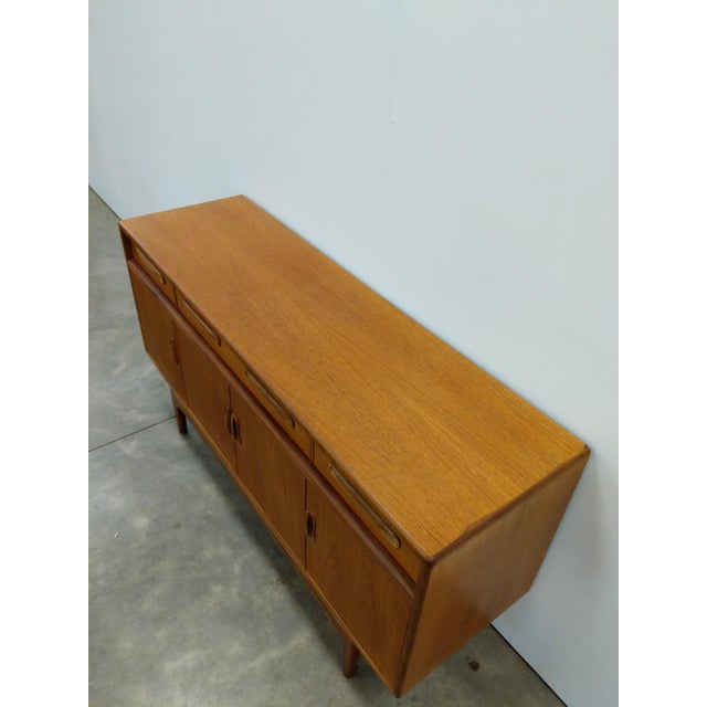 Vintage Mid Century Modern Teak Credenza by G Plan For Sale In New York - Image 6 of 12