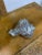 Hollywood Regency Vintage Faux Metallic Silver Sea Shell For Sale - Image 3 of 3