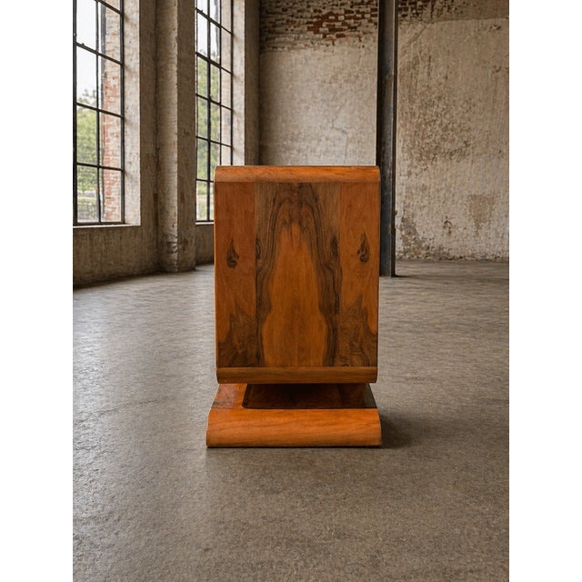 Art Deco Walnut Sideboard, 1940s, Central Europe For Sale - Image 13 of 14