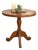 Antique Colonial Teak Round End Table For Sale