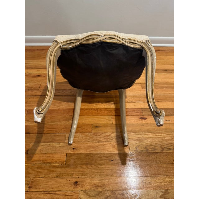 Set of 10 Italian Painted & Gilt Louis XV Style Dining Chairs For Sale - Image 13 of 18