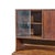 Wood Broyhill Brasilia Mid Century Walnut and Brass Offset Credenza and Hutch For Sale - Image 7 of 13