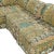 Textile Vintage Henredon 1970's Flowered Sectional Sofa For Sale - Image 7 of 11