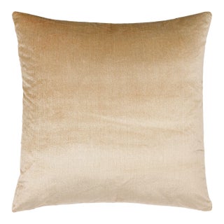 Scalamandre 22" x 22" Tiberius Pillow in Sand For Sale