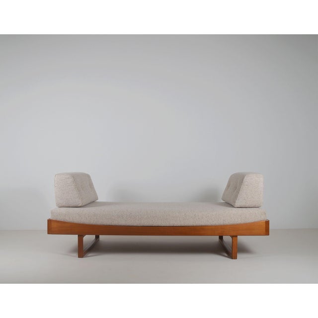 Danish daybed model 159 designed and manufactured by Bernhard Pederson & Son in the 1960s. This daybed features a...