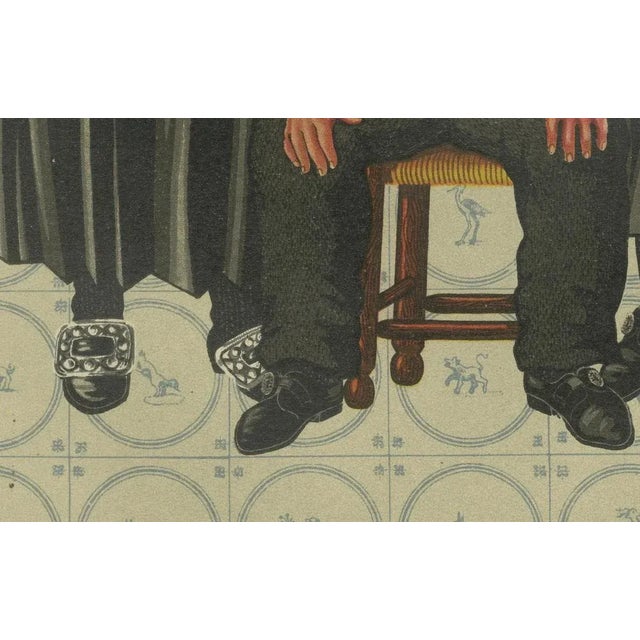 Vincent, Brooks, Day & Son, Staphorst Ceremonial Dress with Shell Hat and Silver Fobs, 1932, Paper For Sale - Image 3 of 11