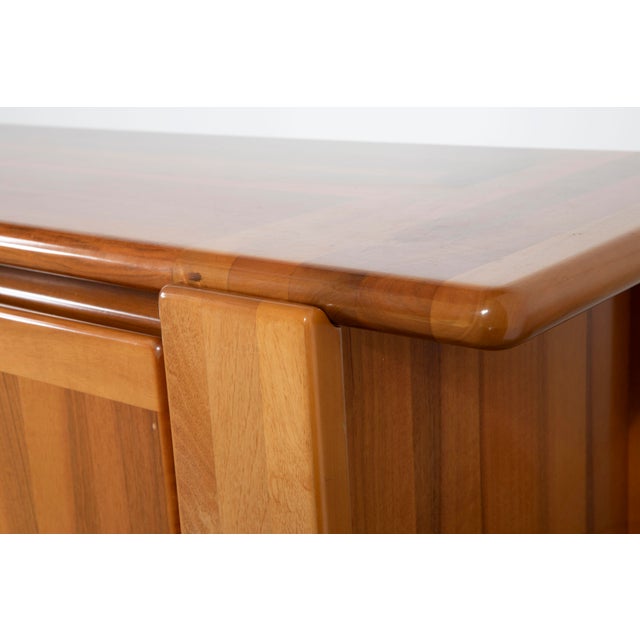 Sculptural Walnut Sideboard from Mobil Girgi, Italy, 1970s For Sale - Image 4 of 11