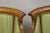 Early 1900s Antique Italian Regency Distressed Carved Walnut Barrel Back Club Chairs - Pair For Sale In Philadelphia - Image 6 of 12