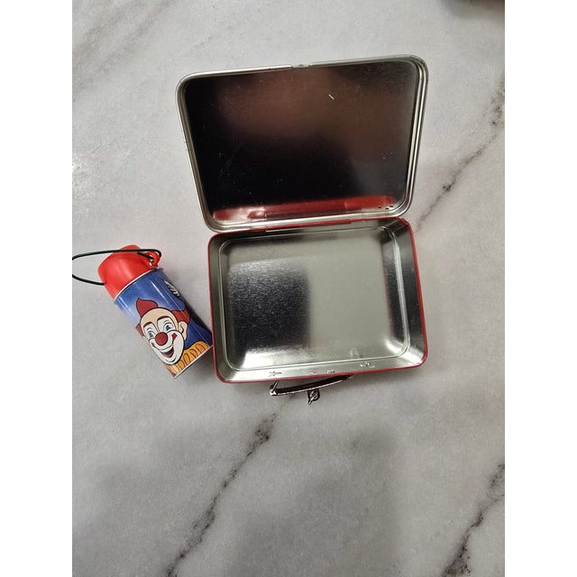 Red 1999 Hallmark Keepsake Howdy Doody Miniature Lunch Box Ornament Set For Sale - Image 8 of 10
