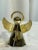 Mid 20th Century Holiday Polished Brass Angel Napkin Rings - Set of 4 For Sale - Image 5 of 9