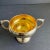 Vintage Sterling Silver Cream & Sugar Bowl Holiday Serving Pieces TWR For Sale - Image 4 of 10