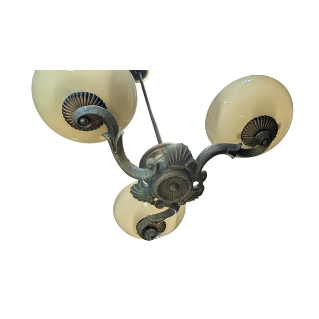 1930s Chandelier by Paaavo Tynell for Oy Taito Ab, 1930s For Sale - Image 5 of 7