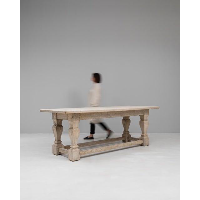 Mid 20th Century 20th Century French Oak Dining Table For Sale - Image 5 of 18