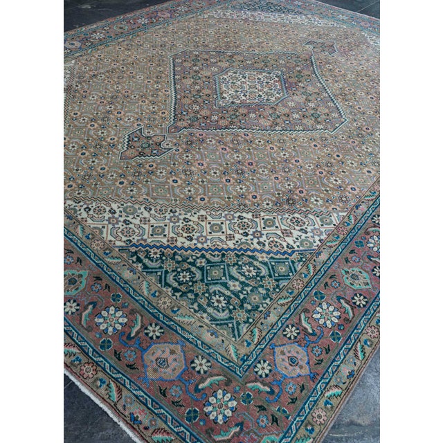 Turkish Turkish Vintage Rug 10' x 12'8" #20585 For Sale - Image 3 of 8