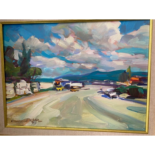 Impressionist "West End Road 11, Negril" Oil Painting by James P. Kerr For Sale - Image 3 of 12